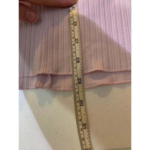 Vans Pink Oh Snap Rib Flare Scoop Neck Skater Dress Size Medium - Picture 10 of 10